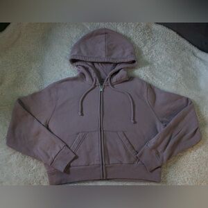 Hollister Lavender Zip-Up Hoodie